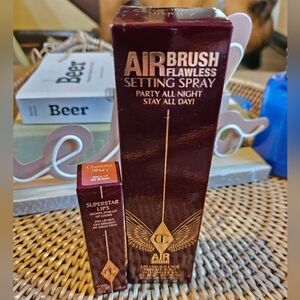 Charlotte Tilbury Airbrush Flawless Setting Spray and Lipstick Set